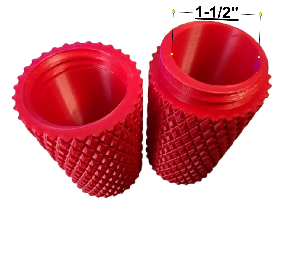 3D PRINTED THREADED STASH CONTAINER (EDC-STASH-MONEY-TECH)