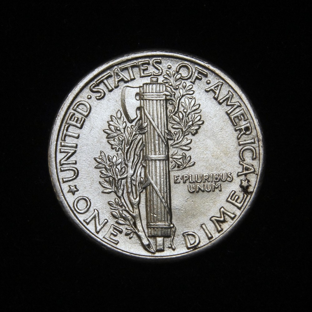 1935 Mercury Dime UNC Full Bands