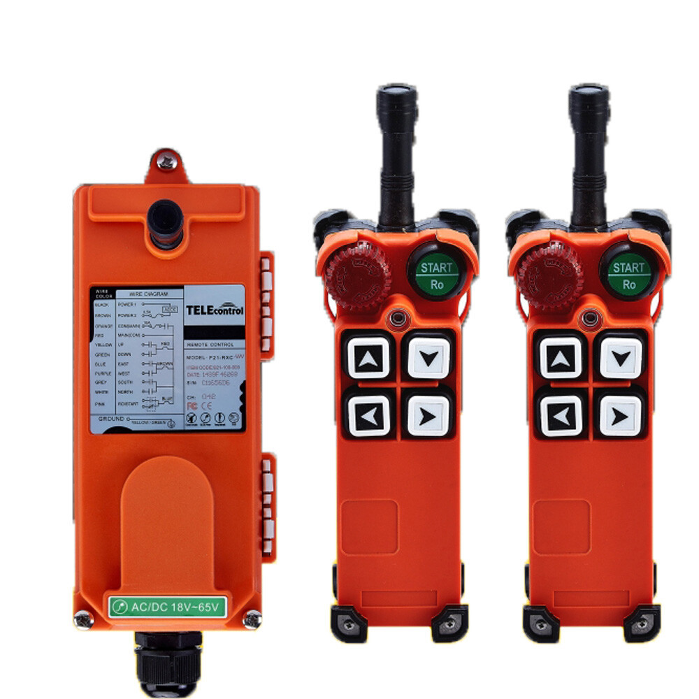 4 Keys Industrial Wireless Radio Remote Control System Lifting Hoist Controller