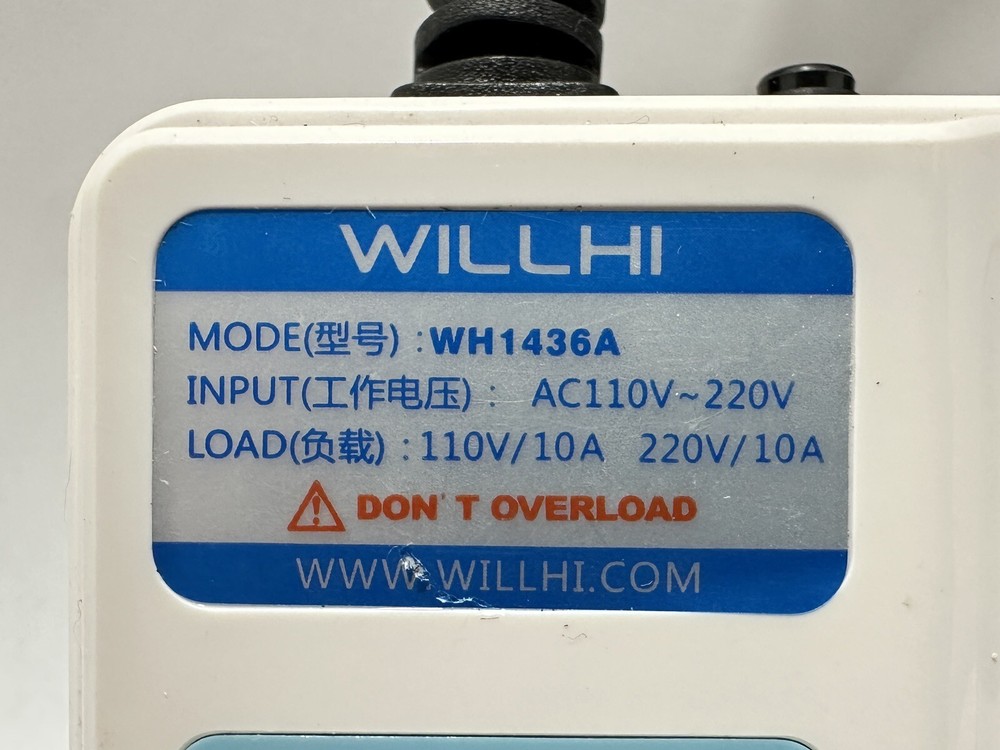 WILLHI WH1436A 110V Digital Temperature Controller - NO PROBES