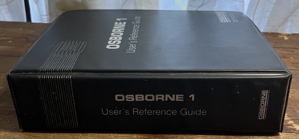 Rare 1981 Osborne 1 Computer User Reference Guide In Original Binder