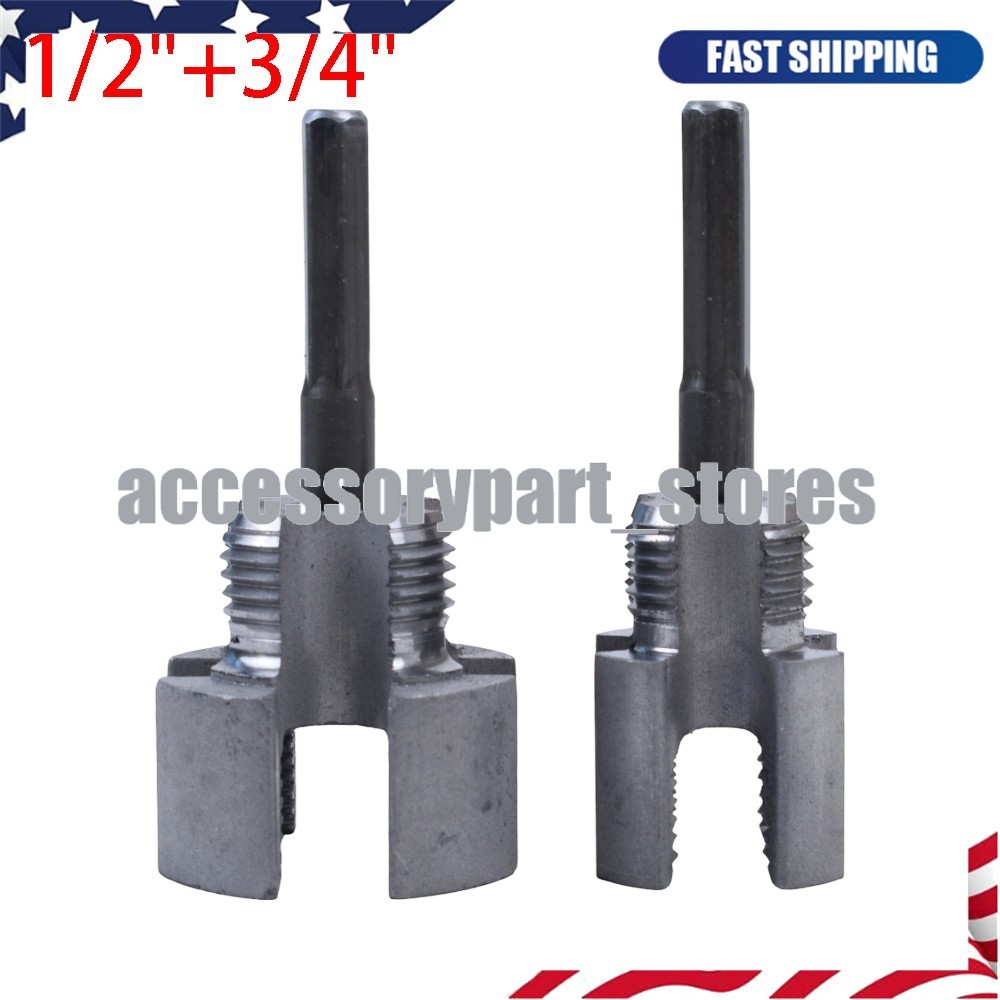 PVC Pipe Threader Kit With Internal & External Threading Tool - USA Standard