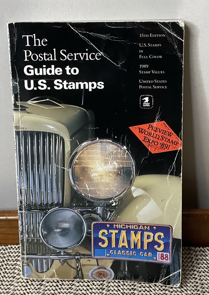 The Postal Service Guide to U.S. Stamps 15th Edition (1988) Fair Condition