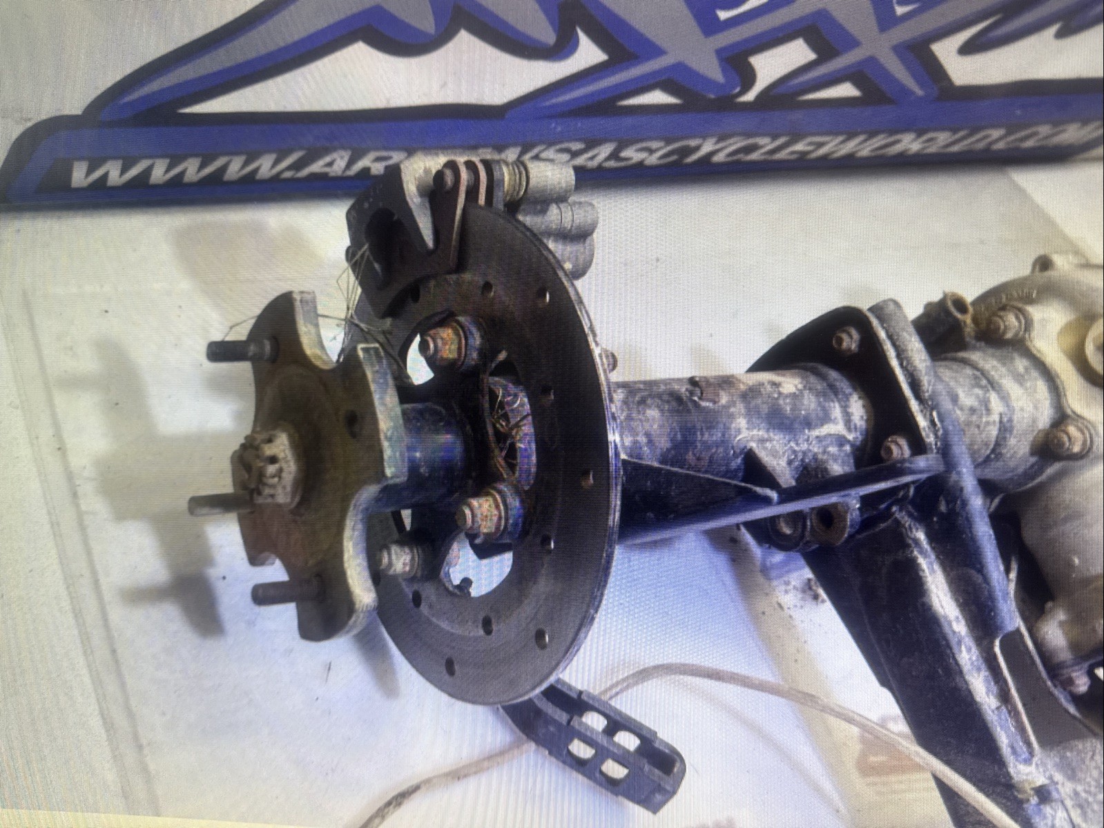 P1-6 Rear End Axle Differential Hubs 06 Honda TRX500 TRX 500 Foreman 4x4 2006