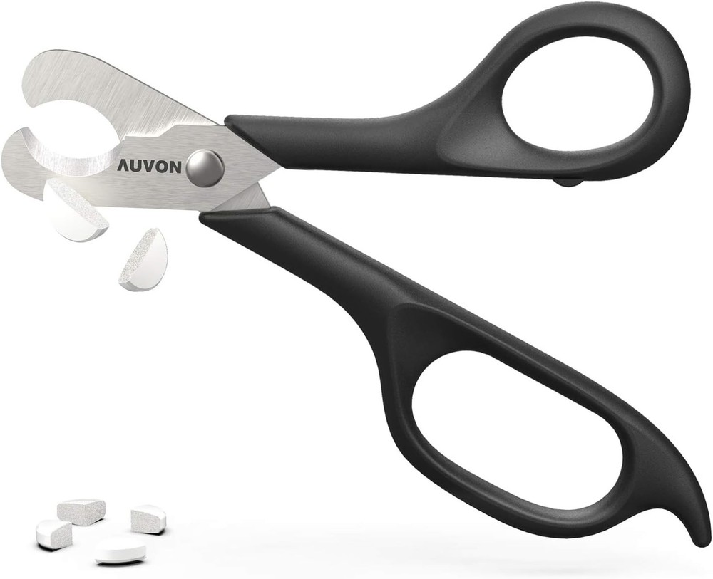 Scissors-Shaped Pill Cutter Sharp Blade