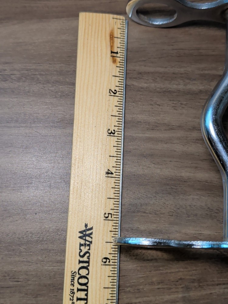 Two Western Show Curb Horse Bits Shanks