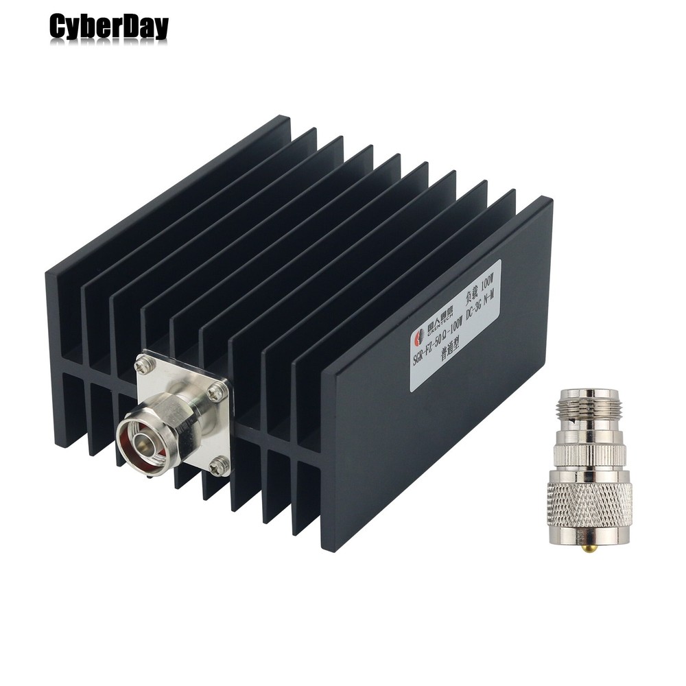 100W RF Dummy Load DC-3GHz Walkie Talkie Shortwave Radio Load 50ohms New