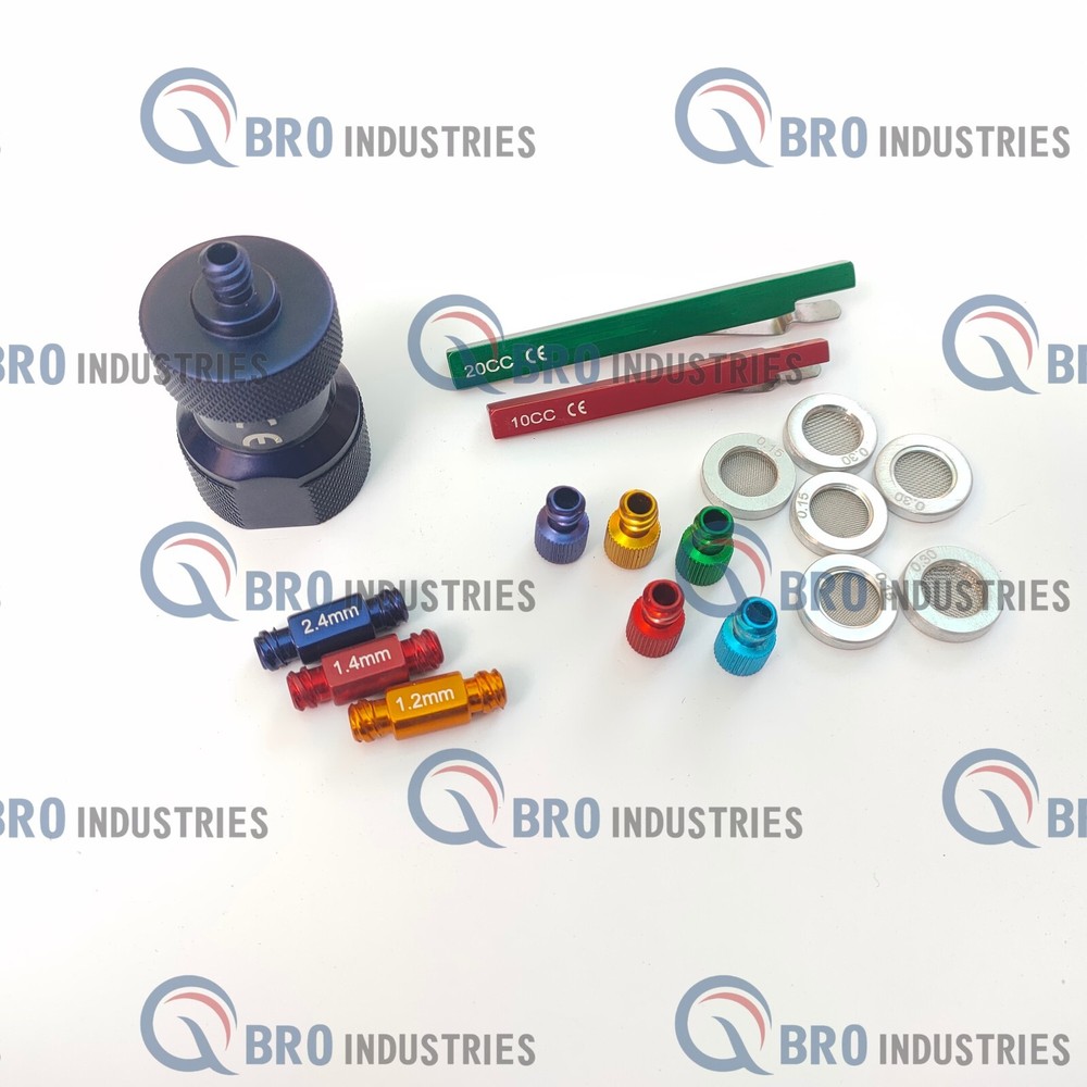 Fat Grafting Kit Nano Transfer Processing Instruments w/ LOCKS CE Surgical INST.