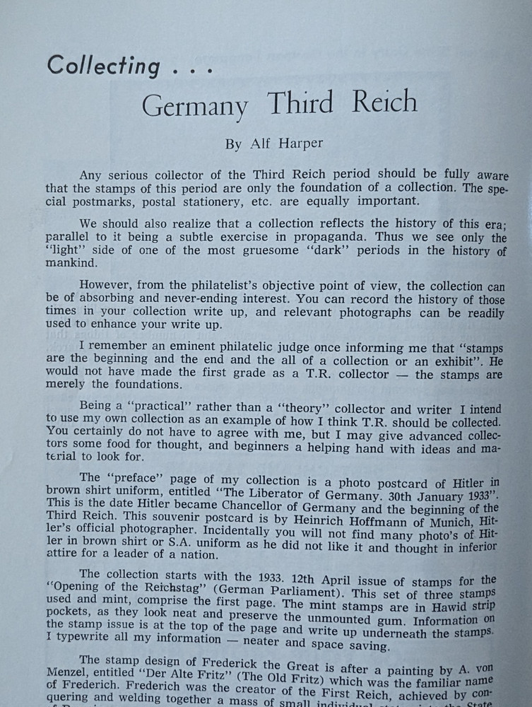 German Postal Specialist Jul 1980 Collecting Germany Third The Mysterious "N"