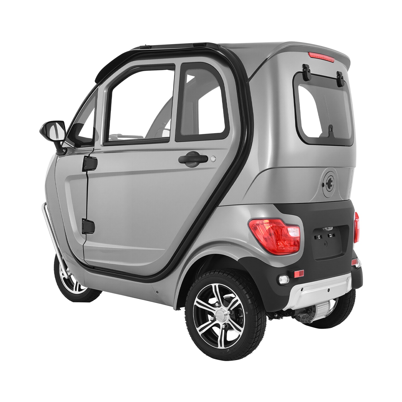 Uimoso 3-Wheel Enclosed Mobility Scooter for Seniors, 650lbs, 3-Passenger