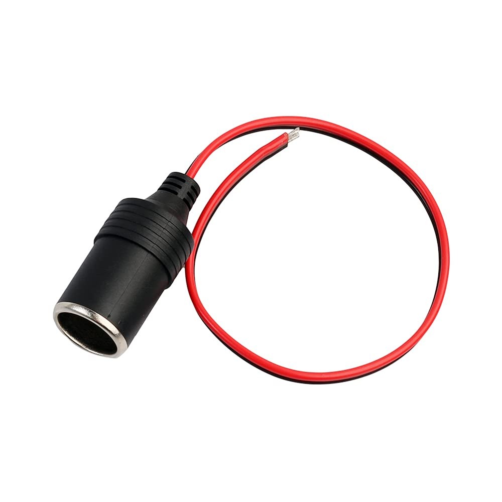 PLUSPOE Car Cigarette Lighter Female Socket Cable Plug Adapter for DC 12V /...
