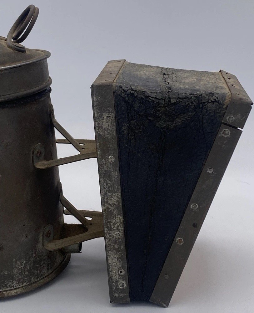 Vintage Bee Smoker Leather Bellows