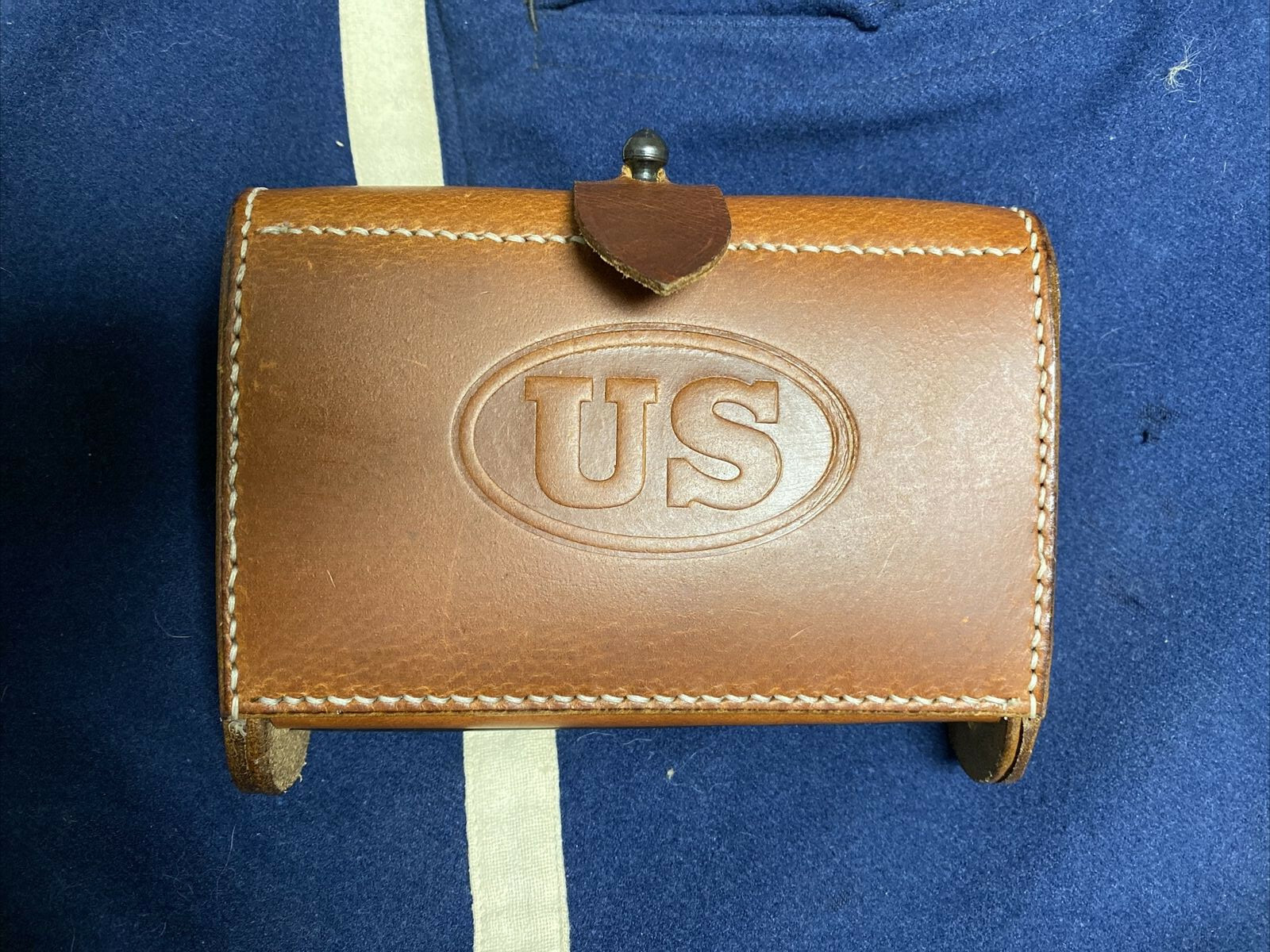 M1904 Russet Brown McKeever Ammo Pouch for Springfield or Krag