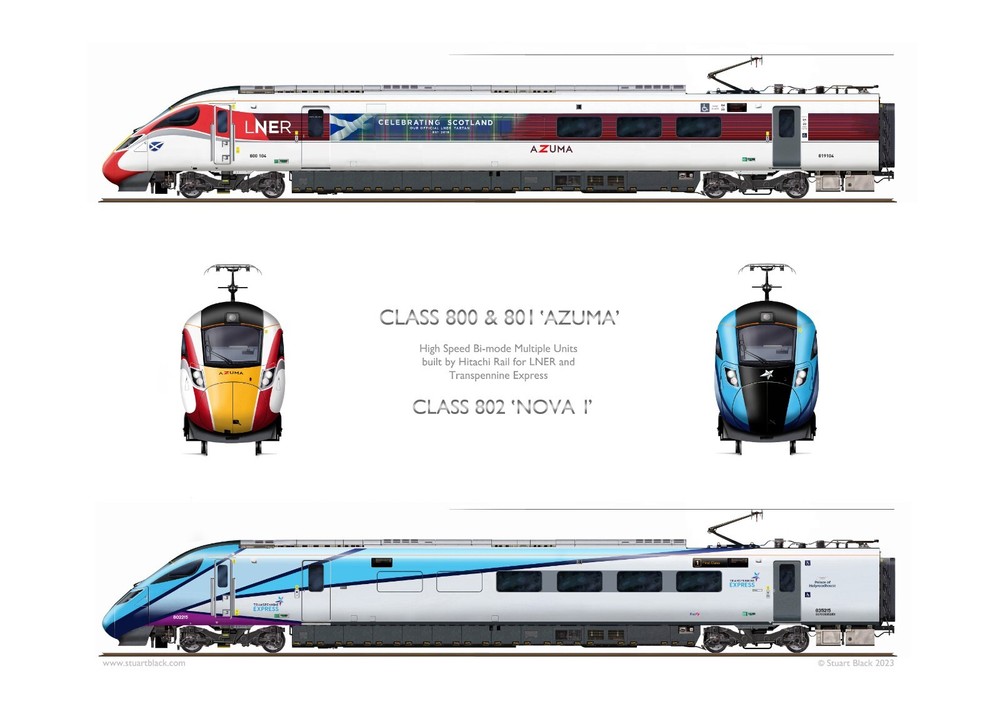 BR Class 800, 801 and Class 802 IET - Print