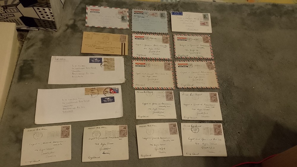Malaya Airmail Covers Mainly Forces 60s