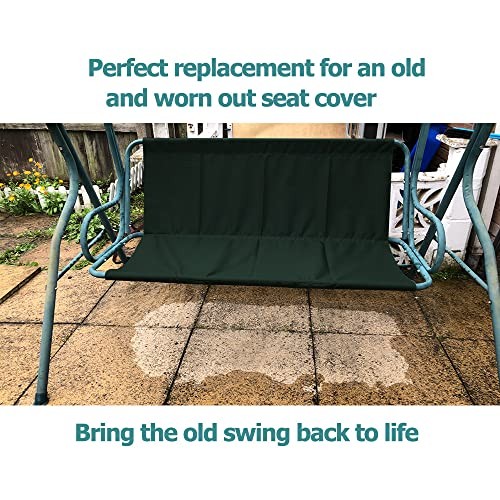 Upgraded Outdoor Replacement Swing Seat Cover Patio Swing Cover Chair Bench