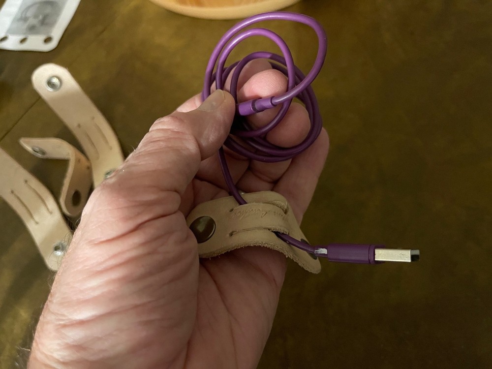 Wire Organizer - 3 pack - Leather