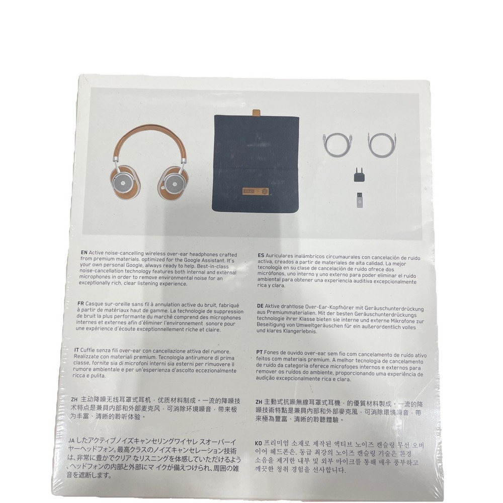 Master & Dynamic MW65 Wireless Bluetooth ANC Headphones - With Bag/Extra Chords