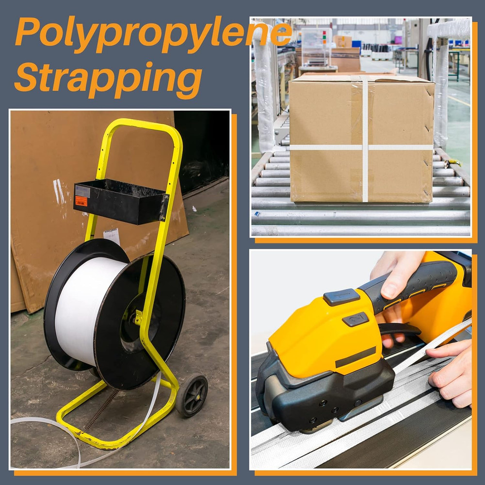 1/2 Inch Strapping, Polypropylene (PP) Heavy Duty Poly Packaging Strapping Roll