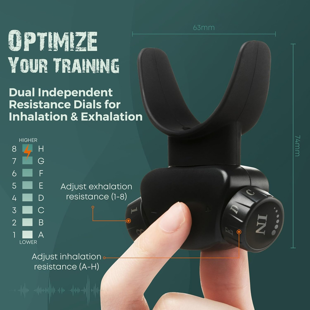 Breathing Trainer | Premium Silicone Trainer | Boost Breathing Patterns | Adjust