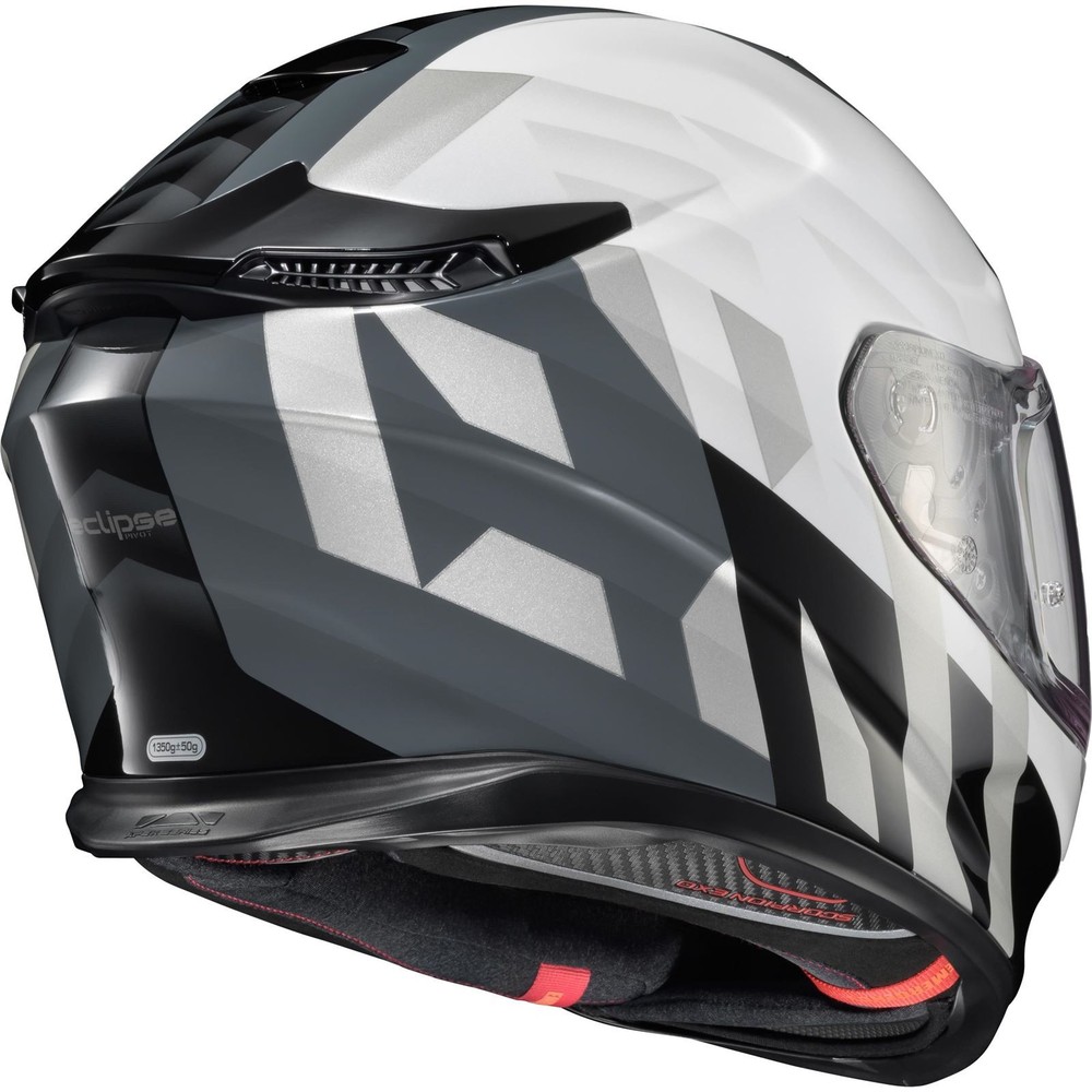 ScorpionEXO EXO-Eclipse - Full-Face Helmet - Pivot White - Small ECL-1013