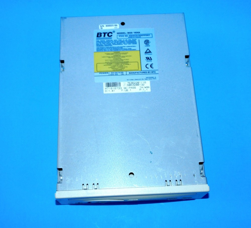 BTC BCD 16XA INTERNAL CD-ROM DRIVE