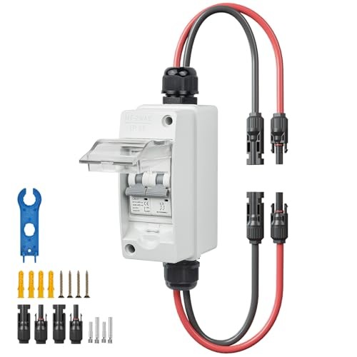 Solar Panel Disconnect Switch 400V DC/AC Acrylonitrile Butadiene Styrene 60A