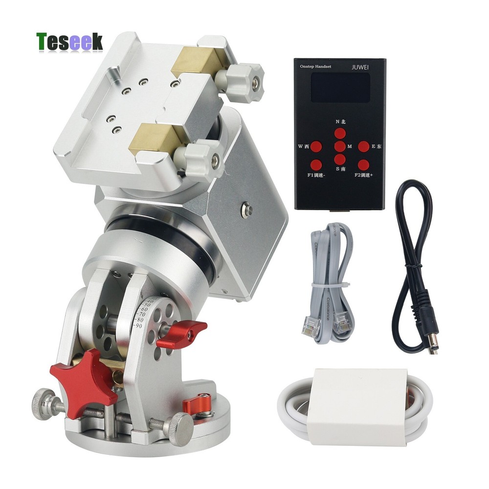 JUWE 14 Silver Harmonic Telescope Equatorial Mount + Hand Controller 8KG Payload