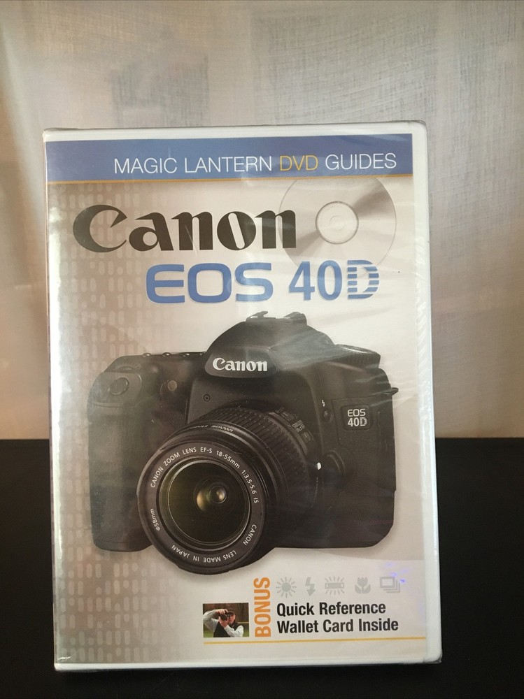 NEW Canon EOS 40D DVD Guide