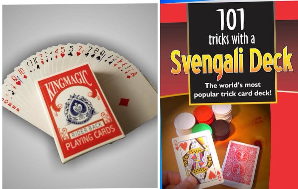 King Magic SVENGALI DECK  MAGIC CARDS plus 101 trick book!