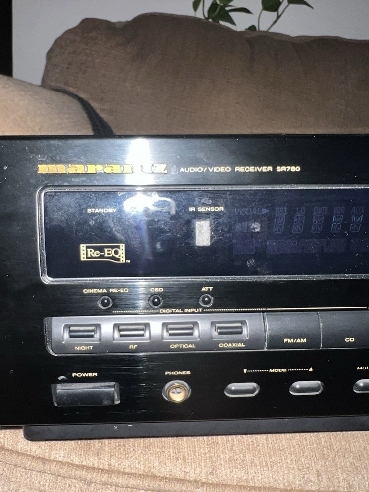 MARANTZ SR 780 Five Channel Surround Receiver-NOT WORKING VOLUME DIAL ISSUES