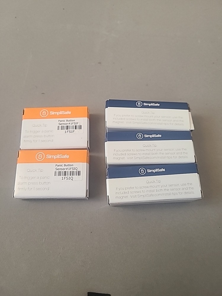 Simply Safe Home Security Entry Sensor Panic Button Lot