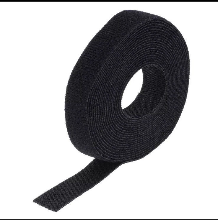 NSi V180 Cable Tie/Organizer Hook and Loop Fastener Black 15ft