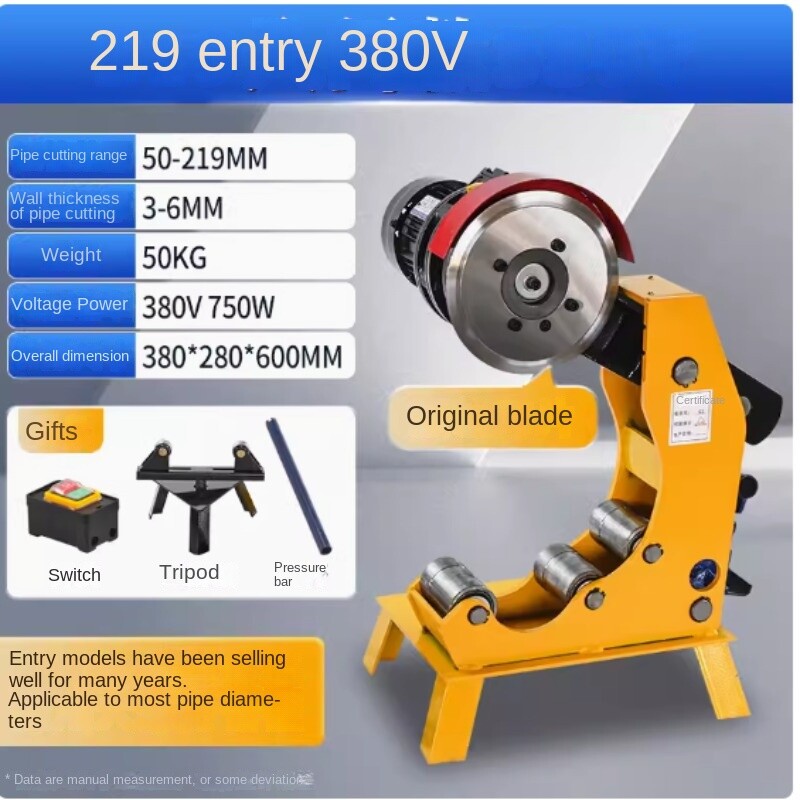 Pipe Cutting Machine Motorized Hydraulic Cutting Machine Pipe Cutting Machine