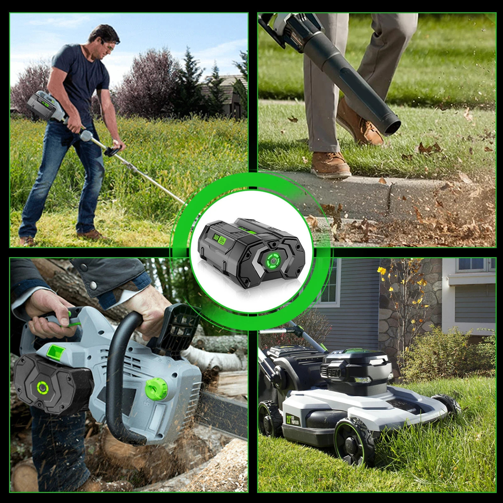 1x 56Volt 5.0Ah Lithium-ion Battery For EGO Power+ 56V BA5600T BA2800T BA2240