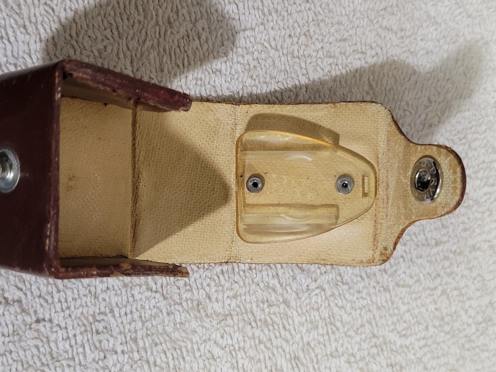 VINTAGE METROPHOT METER LIGHT WITH LEATHER CASE