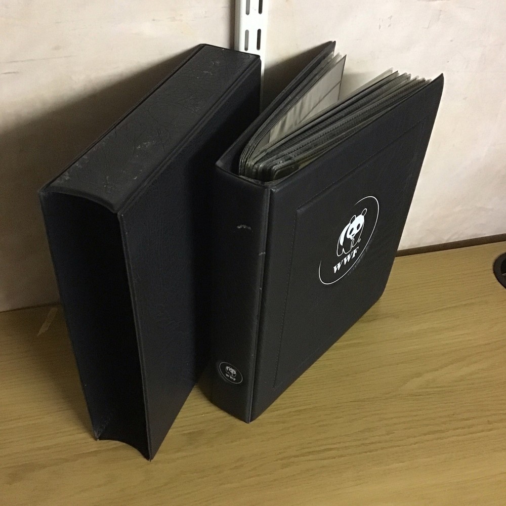 WWF Stamp And Cover Album With Slipcase And Leaves