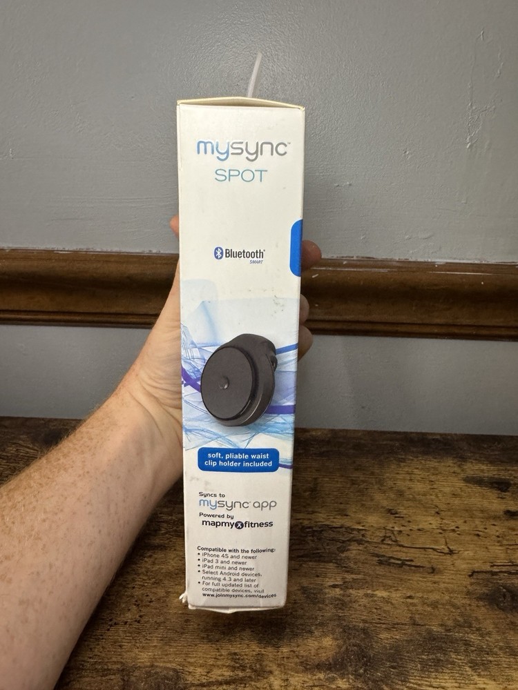 MySync Wireless Activity Tracker Band SPOT w/ Bluetooth Distance Minutes Sleep