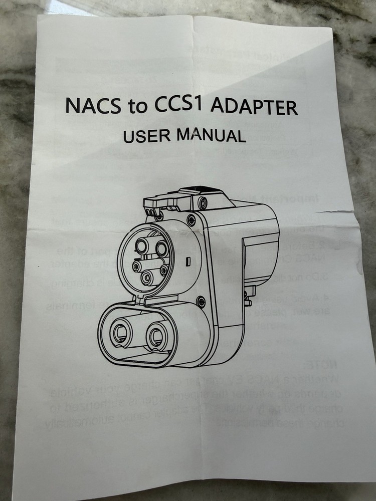 Nacs To Ccs1 Adapter