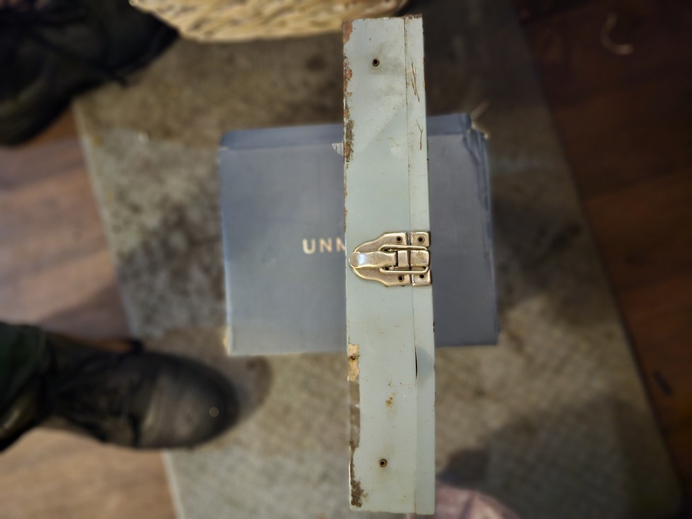 Vintage Drill Bit Storage Box Metal Case (Empty)