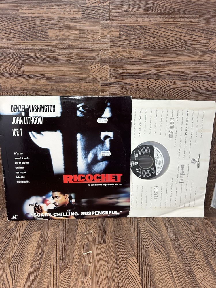 Ricochet (1991) Laserdisc