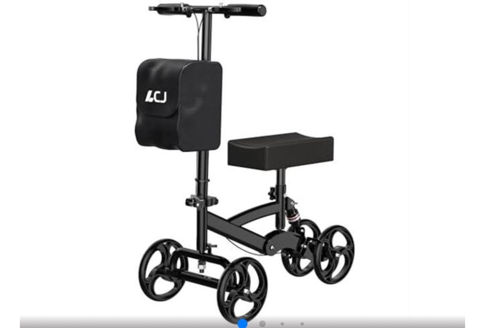 LCJ Steerable Knee Scooter Walker for Foot