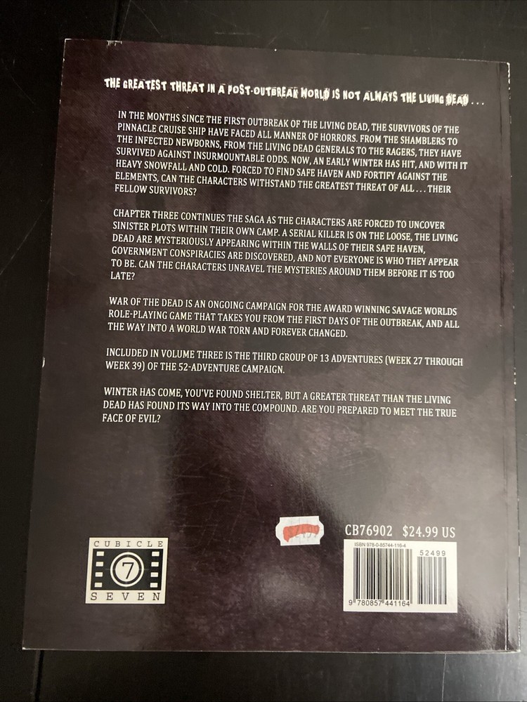 Savage Worlds War Of The Dead Chapter Three
