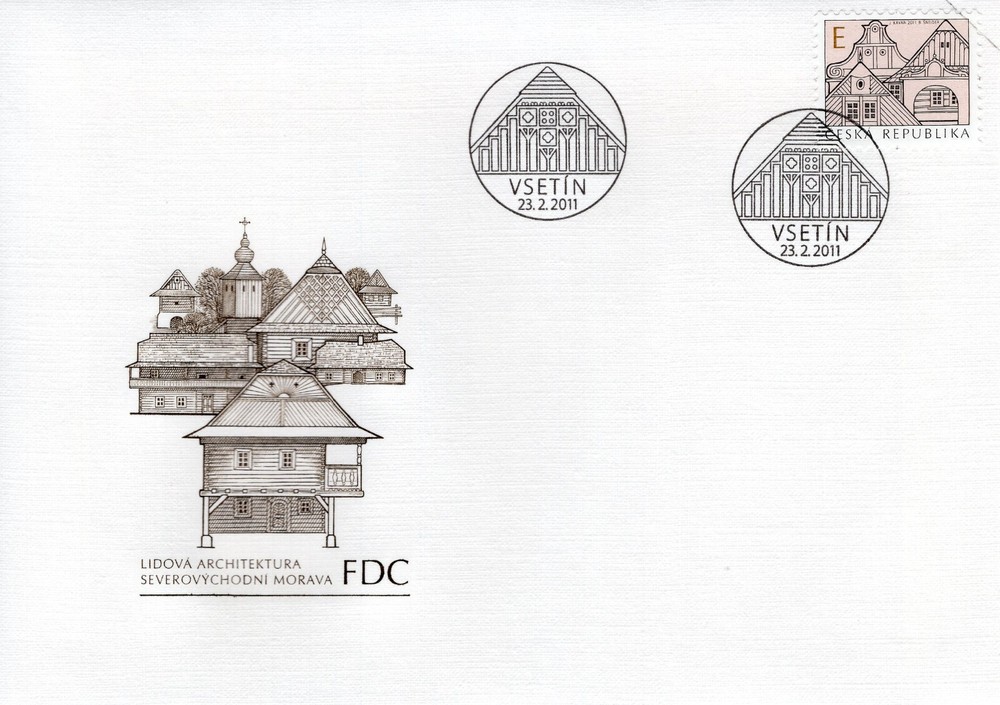 CZECH REPUBLIC 2011 Folk Architecture  FDC6026