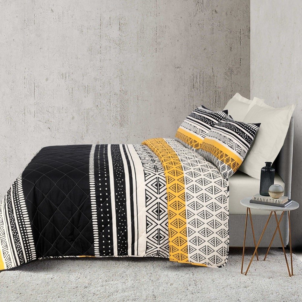 Soft Cotton Bedspread Queen King Super King Size Multi-Color Coverlet Set