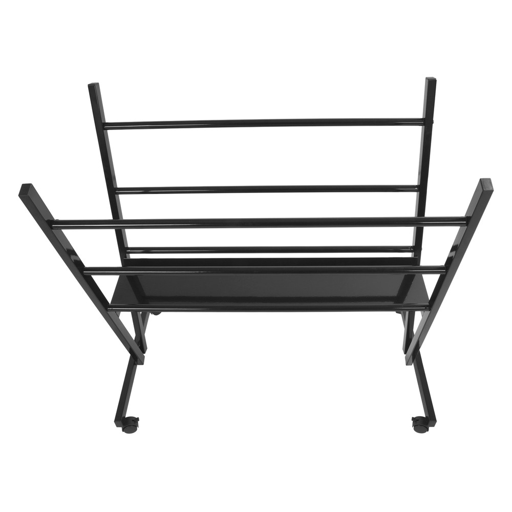 Art Storage Rack W/ Rolling Casters Art Display Rack Stand For Artwork, Posters