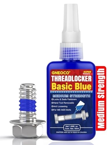 Threadlocker Blue Medium Strength Thread Lock for Nuts Bolts Fasteners