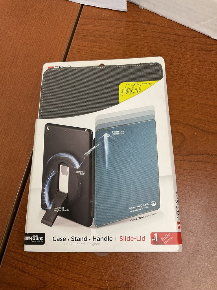 Slide Mount Compatible Zero Chroma Folio  for iPad Air Black/Gray