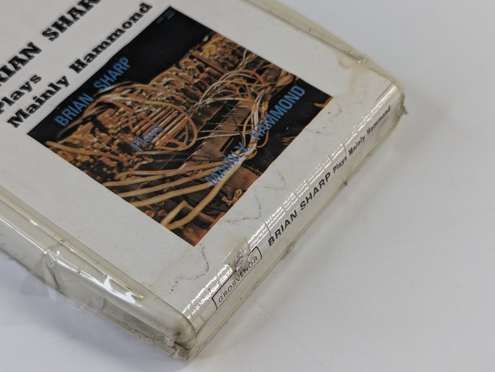 Brian Sharp Plays Mainly Hammond 8 Track Cartridge 1970's Unopened