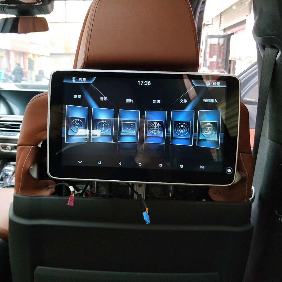 Android Car Back Seat Screen With WiFi Mirror Link Bluetooth-compatible For BMW